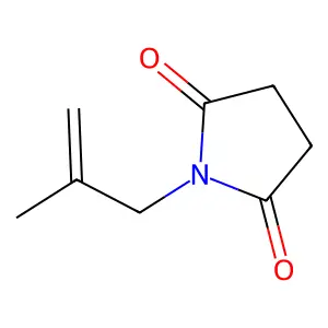 1-(2-methylprop-2-enyl)pyrrolidine-2,5-dione structure