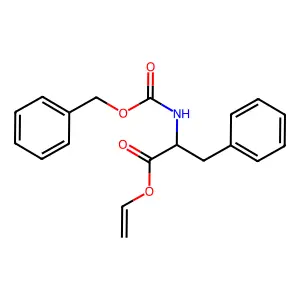 ethenyl 3-phenyl-2-(phenylmethoxycarbonylamino)propanoate structure