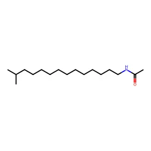 N-(13-Methyltetradecyl)acetamide structure