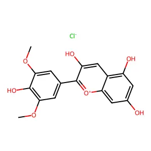 Malvidin chloride structure