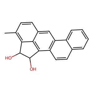 1,2-Dihydroxy-3-methylcholanthrene structure