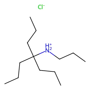 propyl(4-propylheptan-4-yl)azanium chloride structure