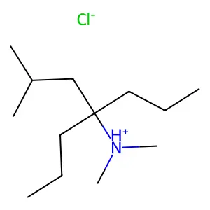 dimethyl-(2-methyl-4-propylheptan-4-yl)azanium chloride structure