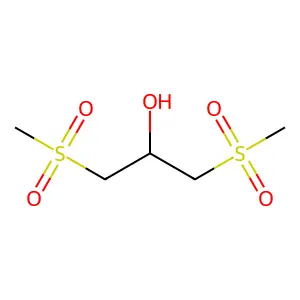 1,3-bis(methylsulfonyl)propan-2-ol structure