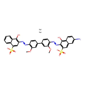 Compound C34H25N5Na2O10S2 structure