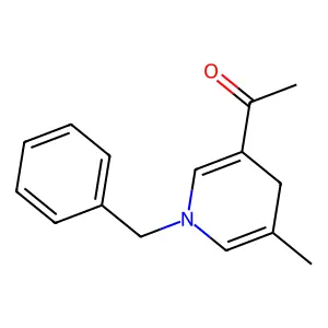 1-(1-benzyl-5-methyl-4H-pyridin-3-yl)ethanone structure