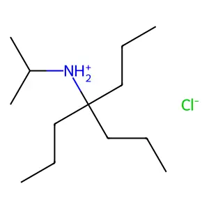 propan-2-yl(4-propylheptan-4-yl)azanium chloride structure