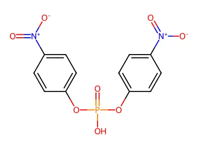 bis(4-nitrophenyl) phosphate structure