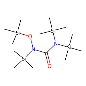 1,1,3-tris(trimethylsilyl)-3-trimethylsilyloxyurea structure