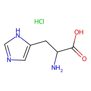 L-Histidine hydrochloride structure