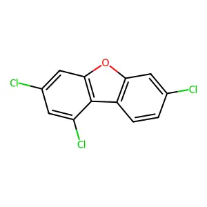 1,3,7-TRICHLORODIBENZOFURAN structure