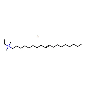 ethyl-dimethyl-octadec-9-enylazanium bromide structure