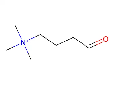 4-TRIMETHYLAMMONIOBUTANAL structure