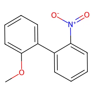 1,1'-Biphenyl, 2-methoxy-2'-nitro- structure