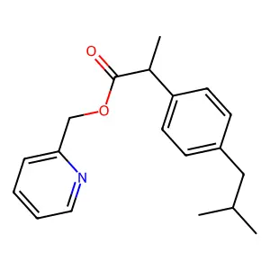 ibuprofen piconol structure