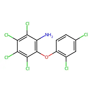 Compound C12H5Cl6NO structure