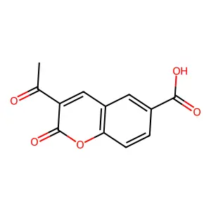 Compound C12H8O5 structure