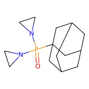 1-[1-adamantyl(aziridin-1-yl)phosphoryl]aziridine structure