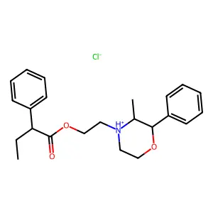Fenbutrazate hydrochloride structure