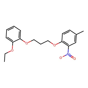 1-[3-(2-ethoxyphenoxy)propoxy]-4-methyl-2-nitrobenzene structure