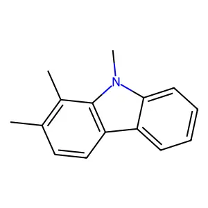 1,2,9-trimethylcarbazole structure