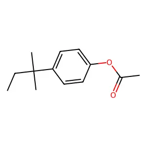 p-tert-Amylphenyl acetate structure