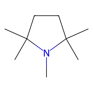 1,2,2,5,5-Pentamethylpyrrolidine structure