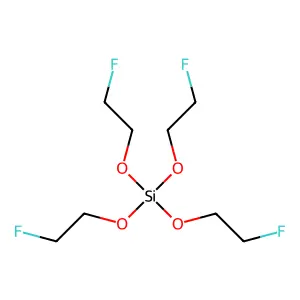 Silicic acid, tetra(2-fluoroethyl) ester structure