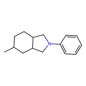 5-methyl-2-phenyl-1,3,3a,4,5,6,7,7a-octahydroisoindole structure