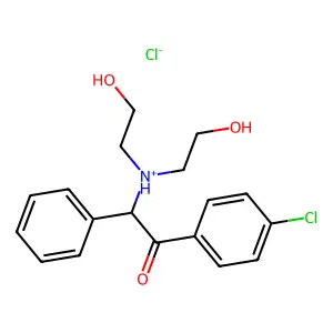 Benzoin, deoxy-alpha-(bis(2-hydroxyethyl))amino- structure