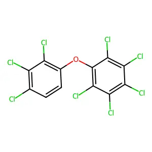 1,2,3,4,5-pentachloro-6-(2,3,4-trichlorophenoxy)benzene structure