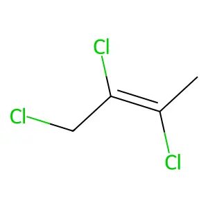 1,2,3-Trichloro-2-butene structure