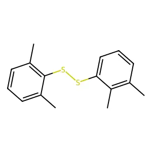 1-[(2,6-dimethylphenyl)disulfanyl]-2,3-dimethylbenzene structure