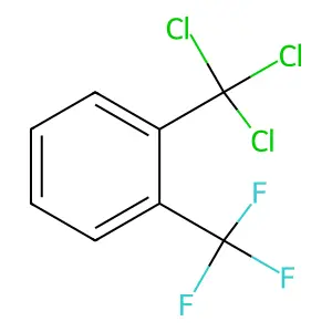 1-(Trichloromethyl)-2-(trifluoromethyl)benzene structure