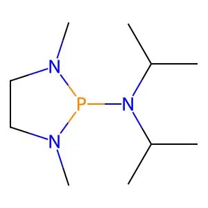 1,3,2-Diazaphospholidin-2-amine, 1,3-dimethyl-N,N-bis(1-methylethyl)- structure