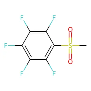 Sulfone, methyl pentafluorophenyl structure