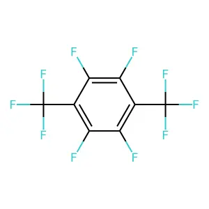 1,2,4,5-tetrafluoro-3,6-bis(trifluoromethyl)benzene structure