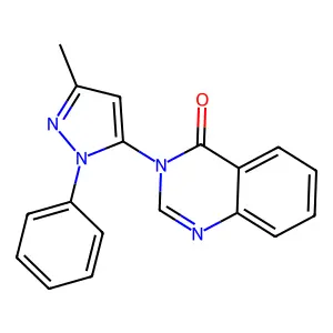 3-(5-methyl-2-phenylpyrazol-3-yl)quinazolin-4-one structure