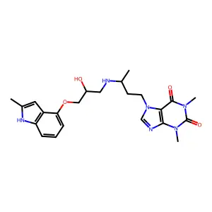 Teoprolol structure