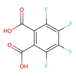 Tetrafluorophthalic acid structure