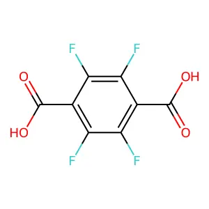2,3,5,6-tetrafluoroterephthalic acid structure