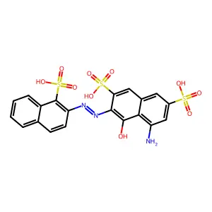 Compound C20H15N3O10S3 structure
