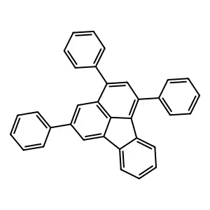 1,3,5-triphenylfluoranthene structure
