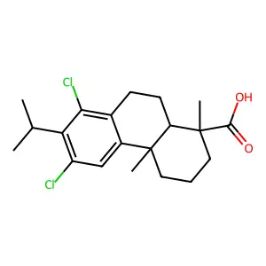 12,14-DICHLORODEHYDROABIETIC ACID structure
