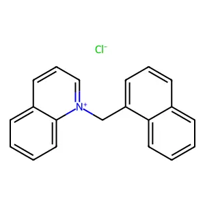 1-(1-naphthylmethyl)quinolinium chloride structure