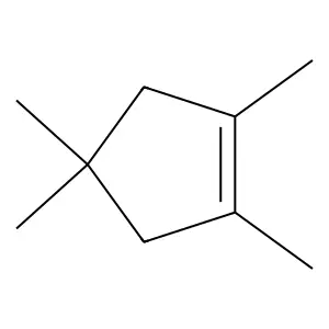 1,2,4,4-Tetramethylcyclopentene structure