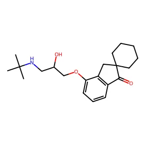 Spirendolol structure