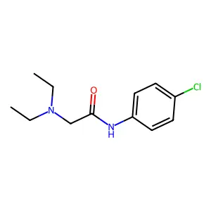 N-(4-chlorophenyl)-2-(diethylamino)acetamide structure