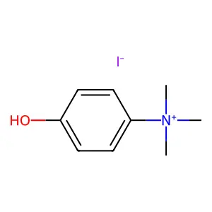 (4-hydroxyphenyl)-trimethylazanium iodide structure