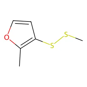 Methyl 2-methyl-3-furyl disulfide structure
